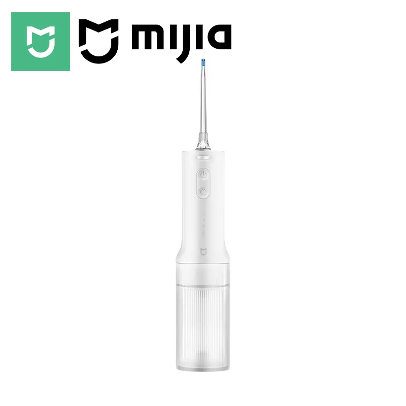 MIJIA Electric Oral Irrigator 2 – Ultrasonic, 3 Modes, 200mL Tank, 2-Min Auto-Off,90-Day Gentle Use,Water Flosser Dental