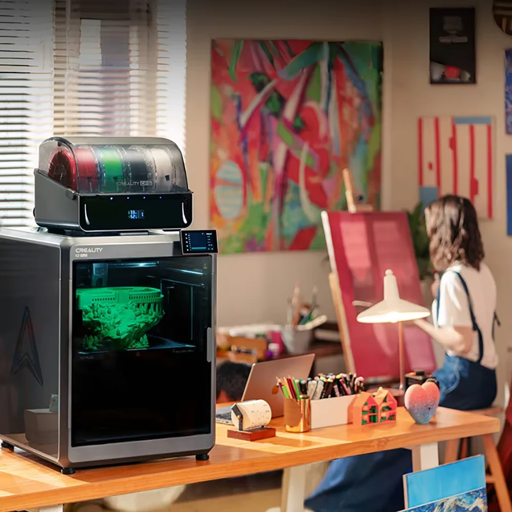 Creality K2 Plus Combo K2 Series Enclosed 600mm/s Printing CFS Multi-color 3D Printer，K2 Combo，K2 Pro Combo K1 Max 3D Printer