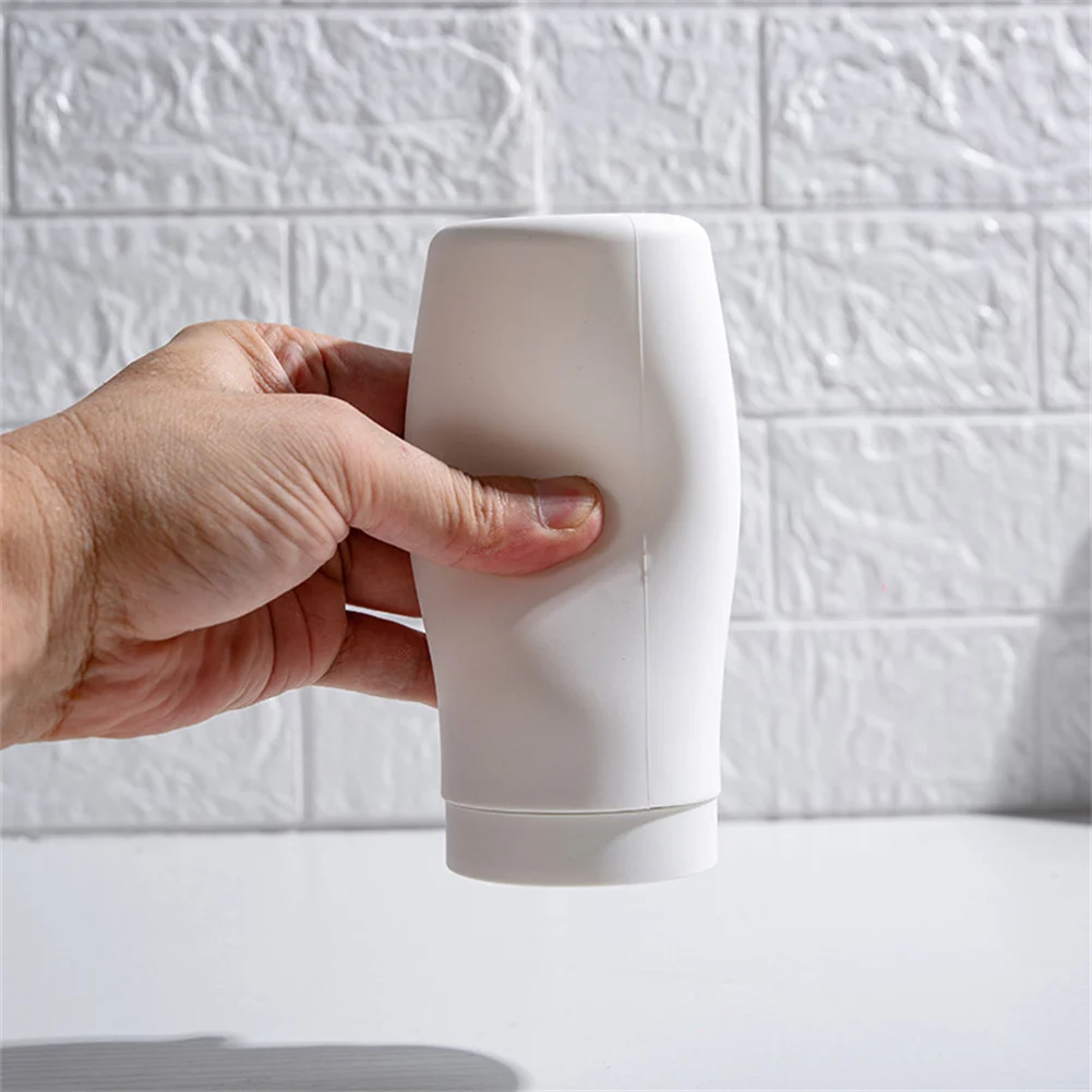 Divided Bottle Squeeze Type Soap Dispenser Hand Soap Bottle Essential Oil Lotion Dispensing Bottle Black White