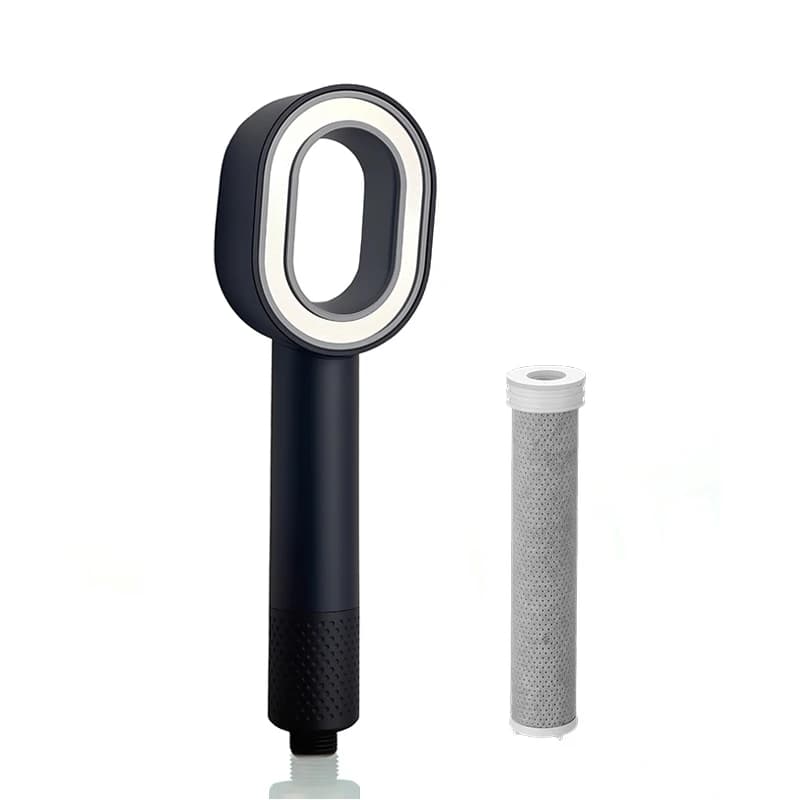 High Pressure Filter Shower Head Water Purifying Handheld Shower Filter for Removing Impurities Water Saving Portable Rainfall Shower Nozzle Bathroom Accessories