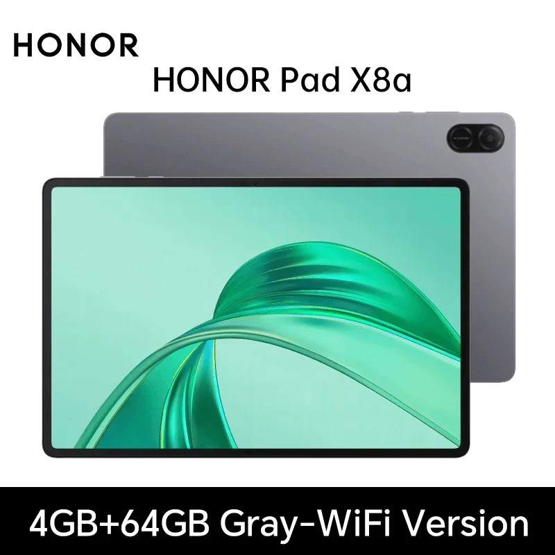 HONOR Pad X8a,EU Version WIFI tablet,11inch High Refresh Rate Eye Comfort,8300mAh Battery, Large-amplitude Quad-speaker