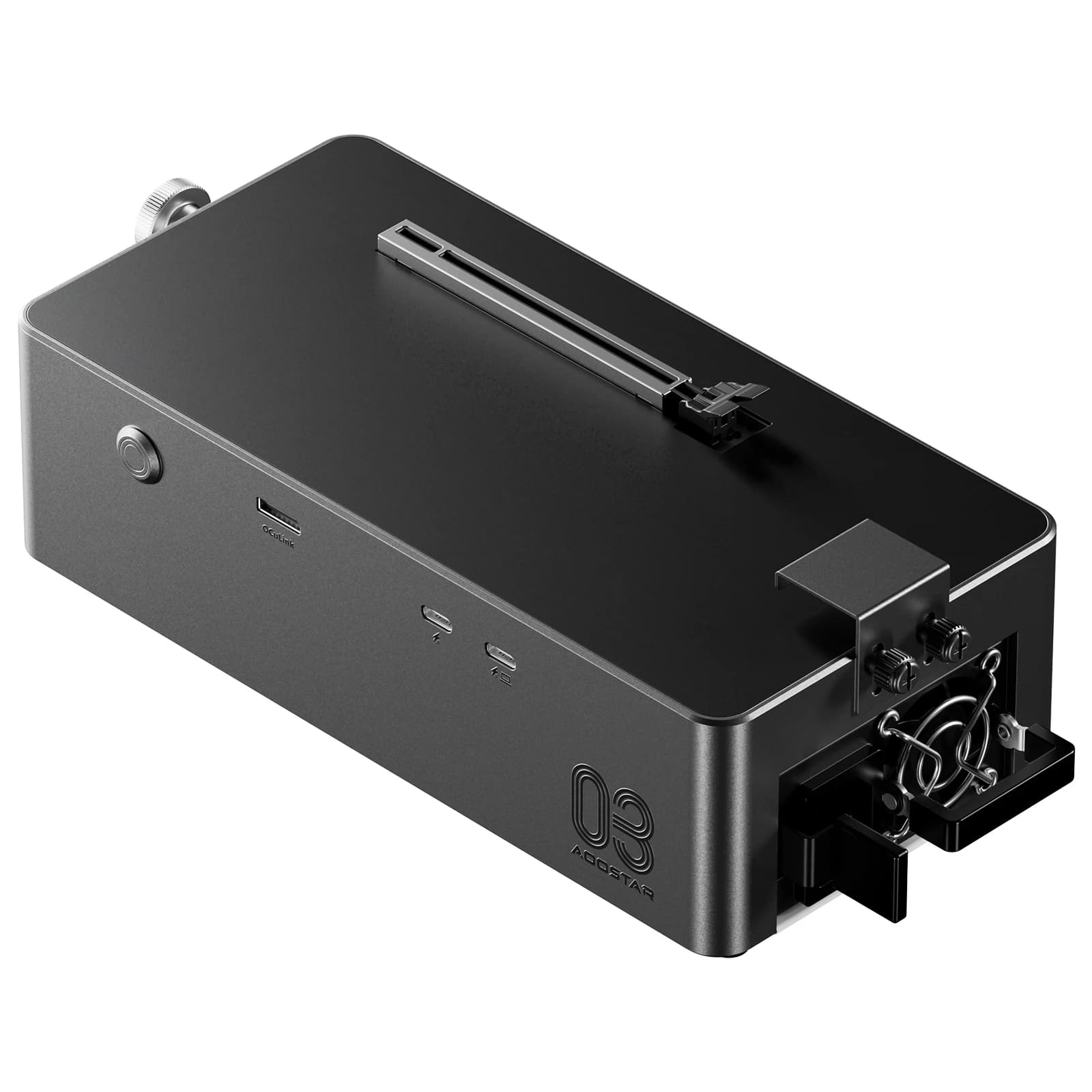 AOOSTAR AG03 Graphics Card Dock USB4 V2.0 Compatible Thunderbolt 5 Dual Port 80Gbps Reverse 140W PD Charging Built-in 800W Power