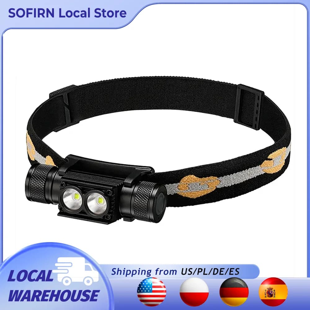 H25S Mini LED HeadLamp XML 1200lm Head lamp White Light Headlamp USB Rechargeable 18650 Head Light