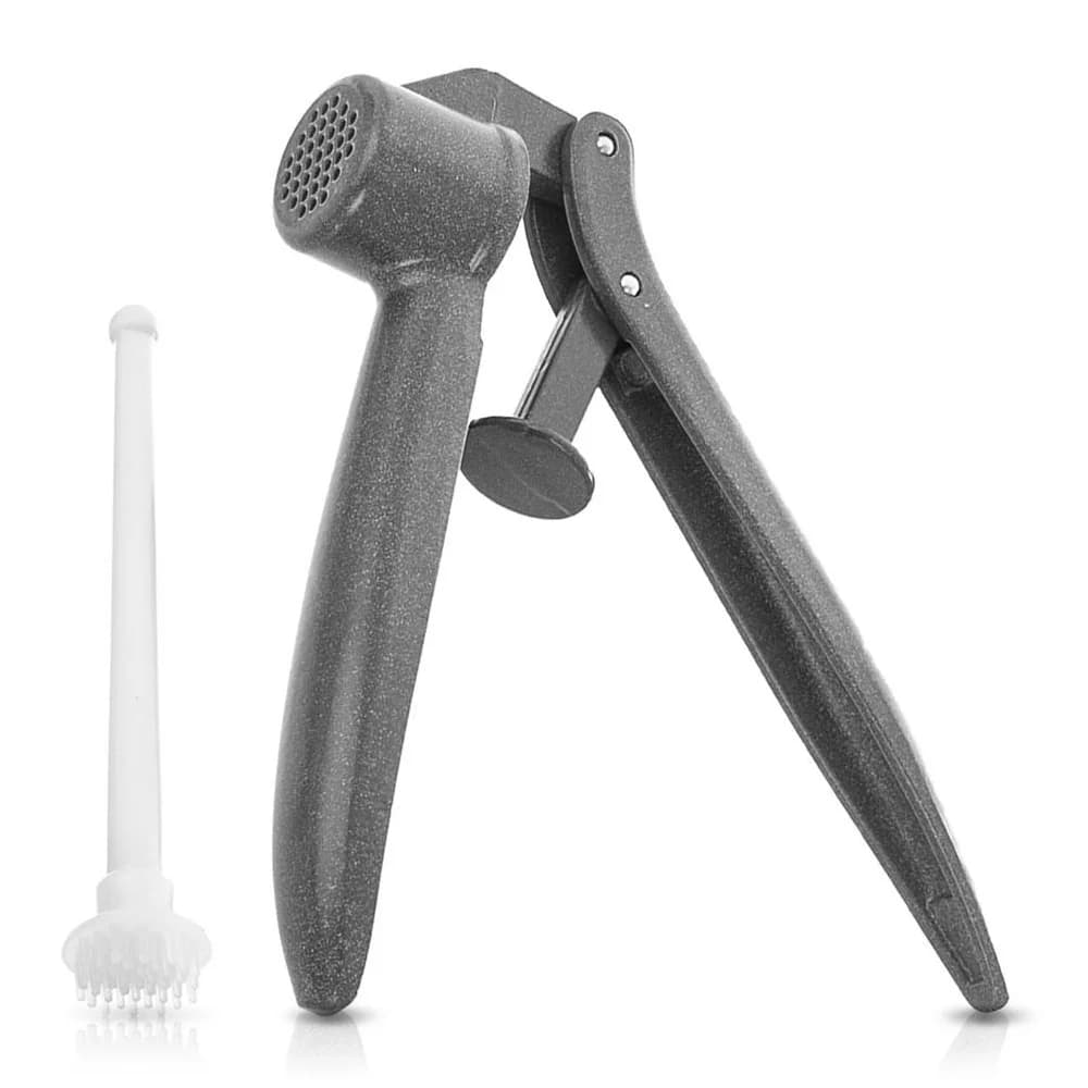 Aluminum garlic squeezer with 15.5 cm 2 EL cleaner.