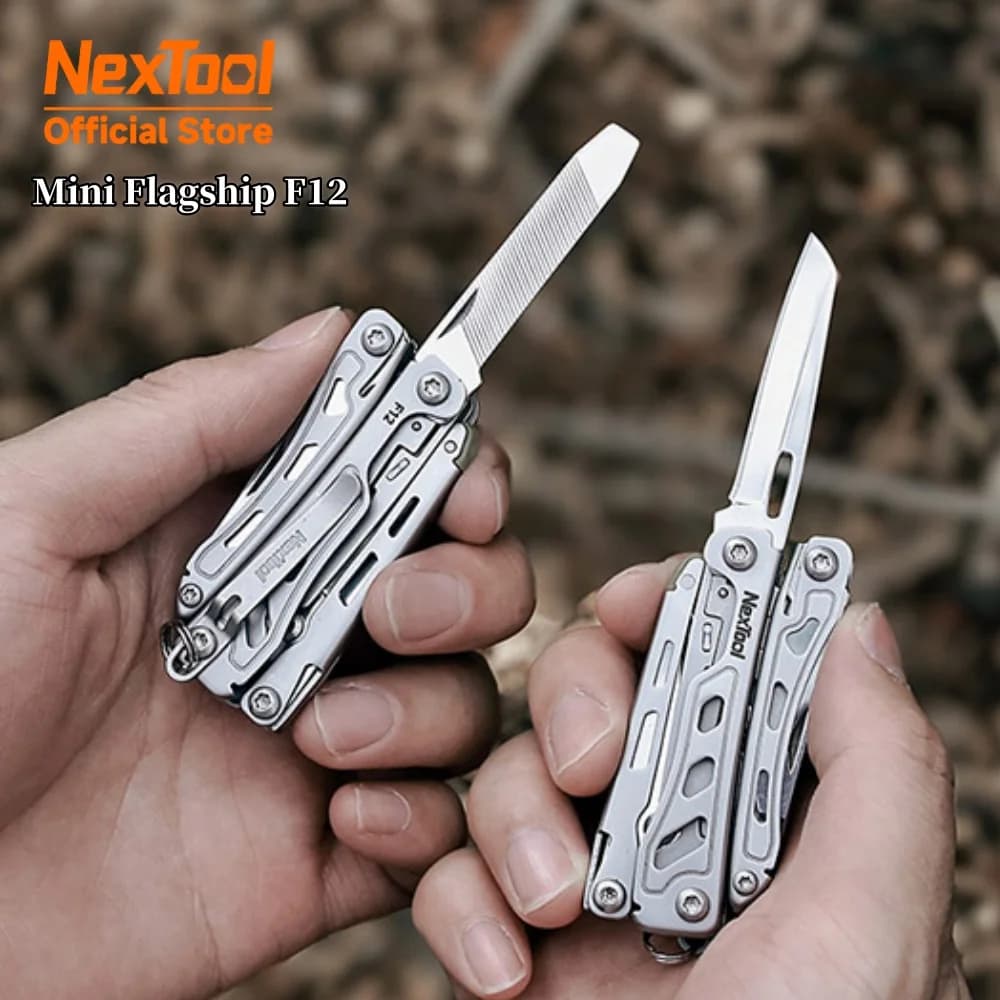 NexTool 13 In 1 Mini Flagship F12 Multi Functional Tool Folding EDC Multitool Screwdriver Pliers File Ruler Outdoor Hand Tools
