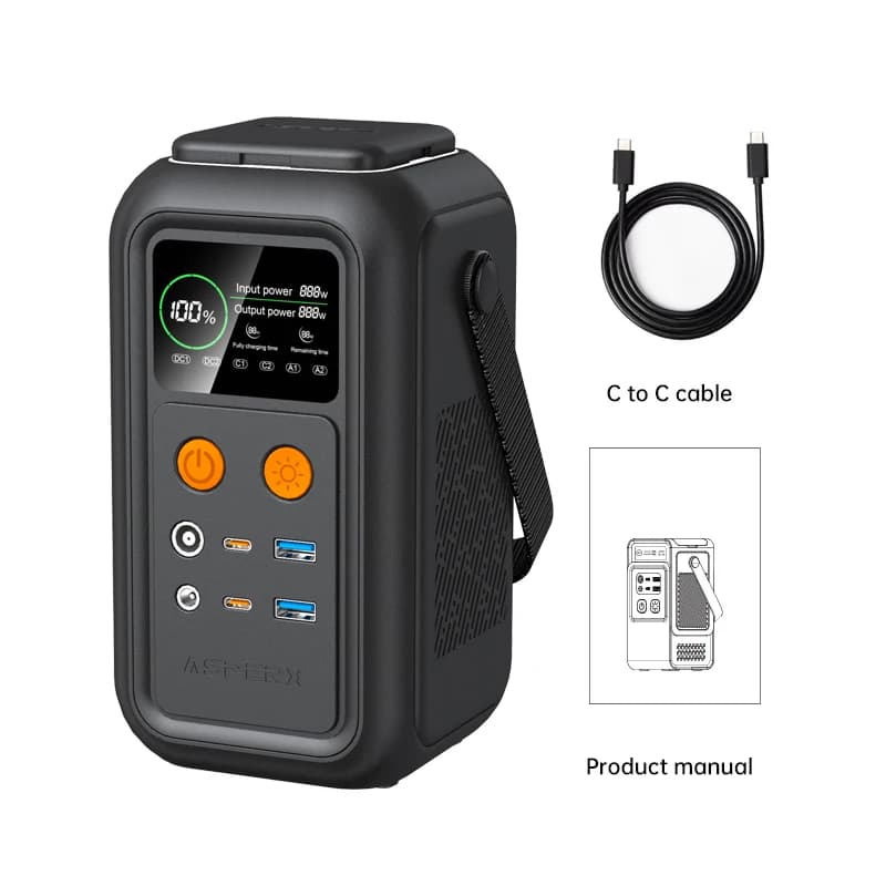 Ctolity 200W 500W Portable Power Station Outdoor Ups Function Pure Sine Wave Lifepo4 Batteries 220V Portable Power Supply