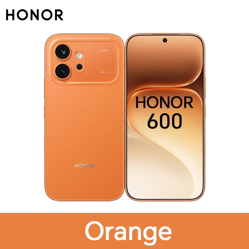 HONOR 600 5G Smartphone EU Version 200MP AI Ultra Night Camera 6400mAh Snapdragon 7 Gen4 AI Button 6.57"AMOLED 80W Supercharge