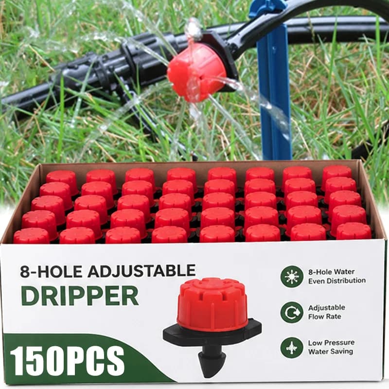 Garden Irrigation Misting Nozzle Adjustable Dripper Sprinkler Emitter Micro Drip Greenhouse Watering Sprayer Water Dropper Head