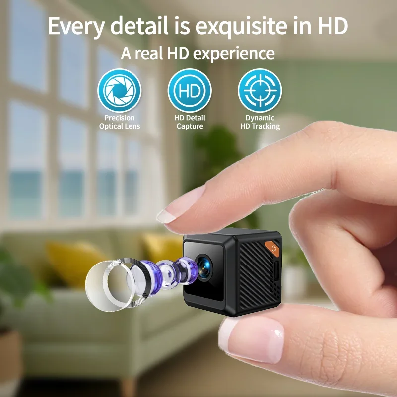 1080P Mini WiFi Camera Night Vision Smart Home CCTV Security Surveillance Outdoor Camping Subminiature Cam