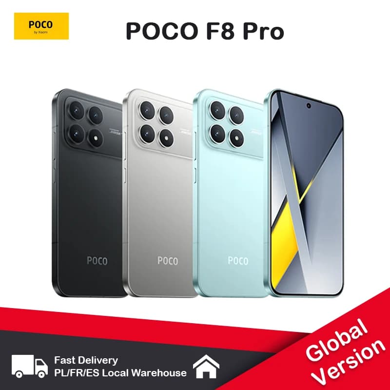 POCO F8 Pro Smartphone 256/512GB 50MP Tri-Camera With OIS 6.59-inch AMOLED Screen 120Hz Snapdragon 8 Elite