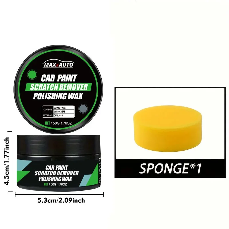 Car Scratch Wax Nano Gloss Polishing Car Scratch Wax Swirl Remover Car Clay Scratch Repair Paste Multiple Paint Grinding Polish