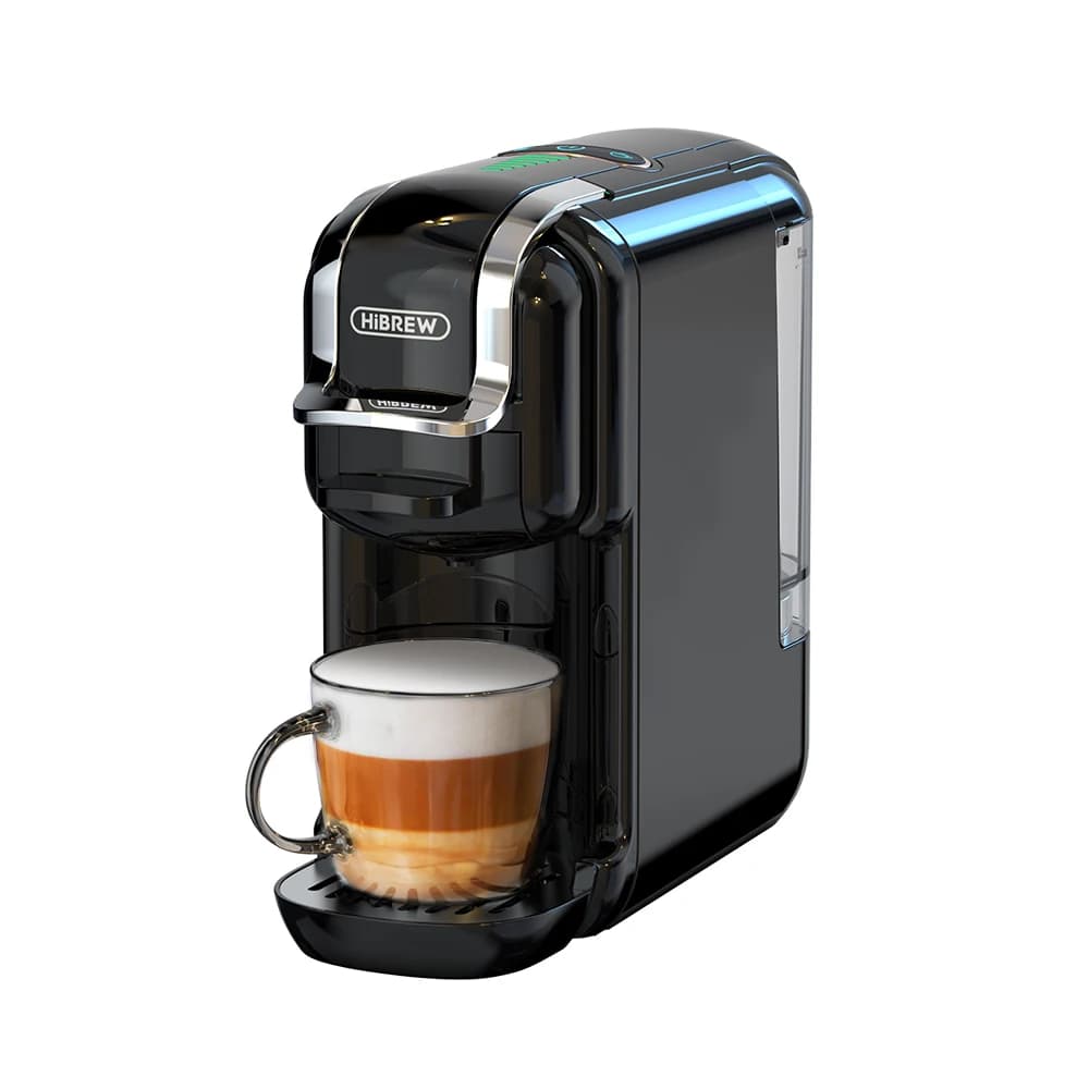 HiBREW Multiple Capsule Coffee Machine, Hot/Cold Dolce Gusto Milk Nespresso Capsule ESE Pod Ground Coffee Cafeteria 20Bar 5 in 1