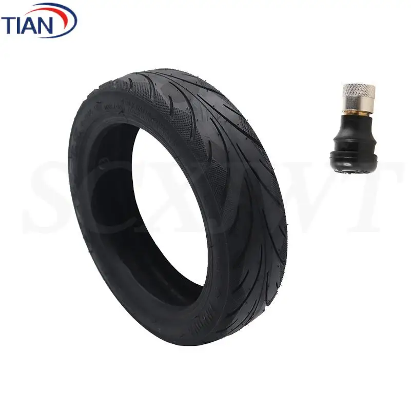 No Inflation Explode Proof Tire Compatible for Ninebot Max G30 60/70-6.5 Black Vacuum Tire with Valve
