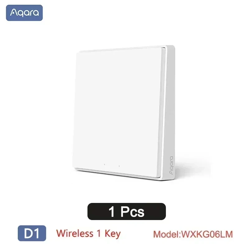 Aqara Smart Wall Wireless Switch D1 ZigBee Remote Control Key Light Switch Button For Mi home HomeKit APP