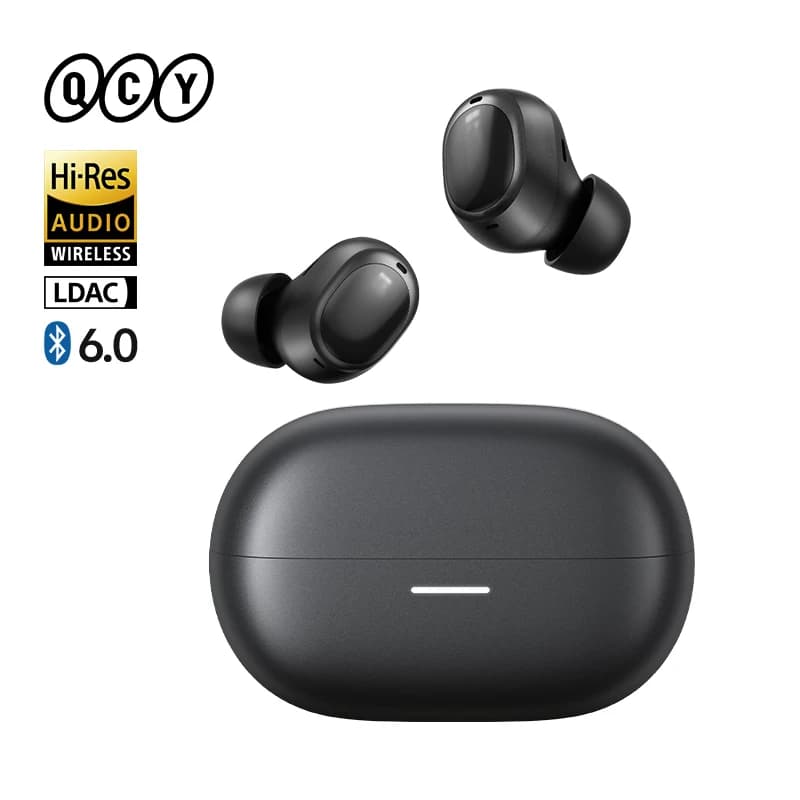QCY MeloBuds A30 Wireless Earbuds 60dB Adaptive AI Scene ANC 8-Mic 3-Device Connect Bluetooth Earphones LDAC Hi-Res Headphones