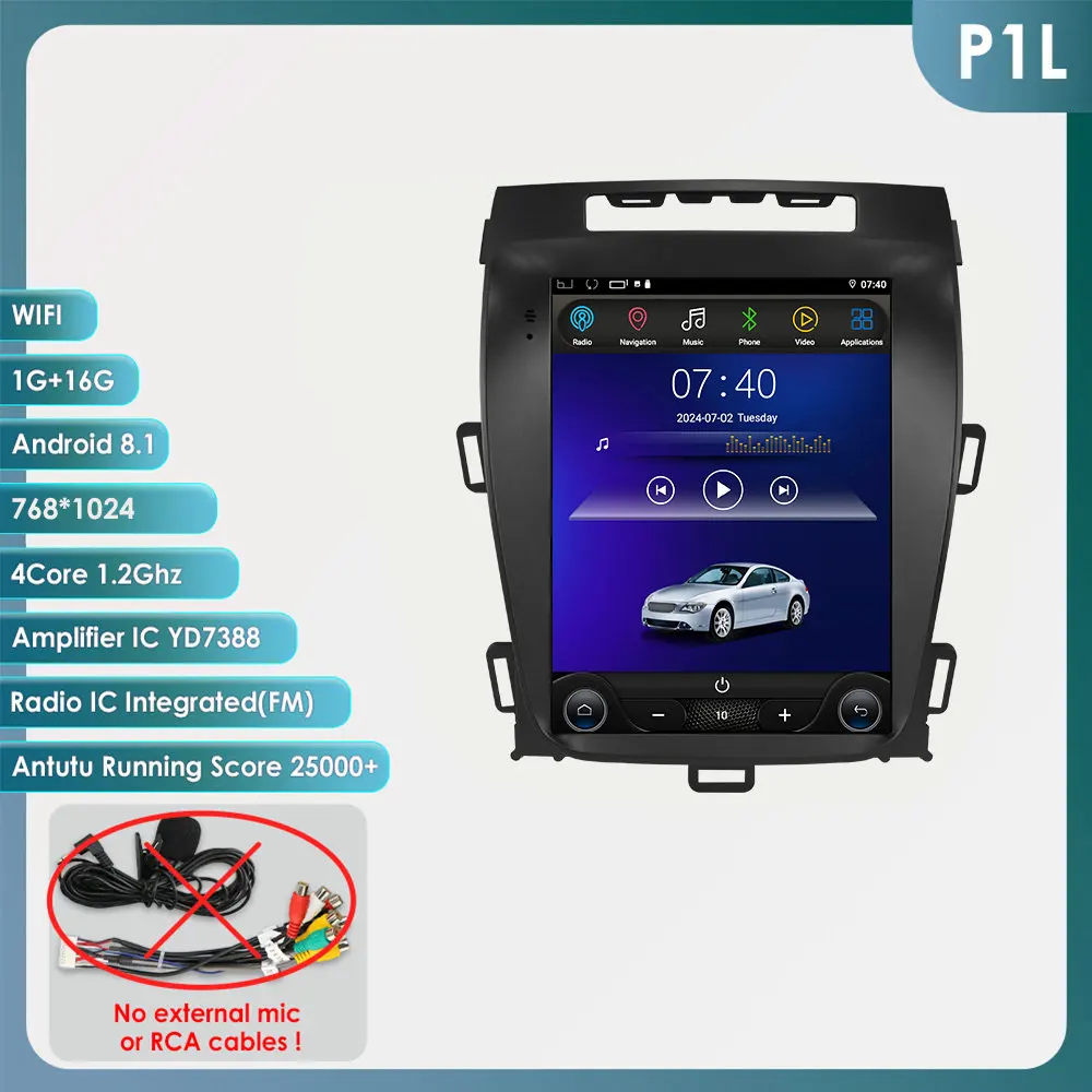 Hizpo 9.7" For Tesla Style Car Radio Multimedia For Opel Zafira C / Vauxhall Zafira C 2010 -2016 Wireless CarPlay GPS Stereo DSP 9.7 Inch for Tesla Style Intelligent Screen QLED Display Automotive Head Unit Navigation 5G WIFI DSP Split ADAS USB DVR SWC BT