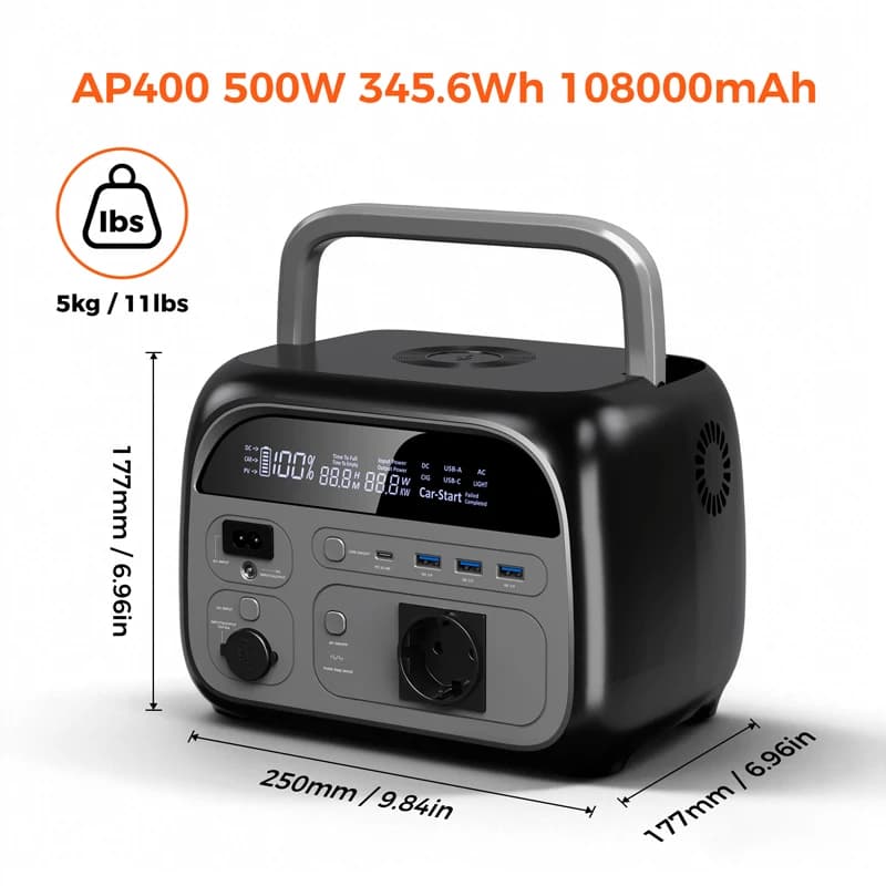Ctolity 200W 500W Portable Power Station Outdoor Ups Function Pure Sine Wave Lifepo4 Batteries 220V Portable Power Supply