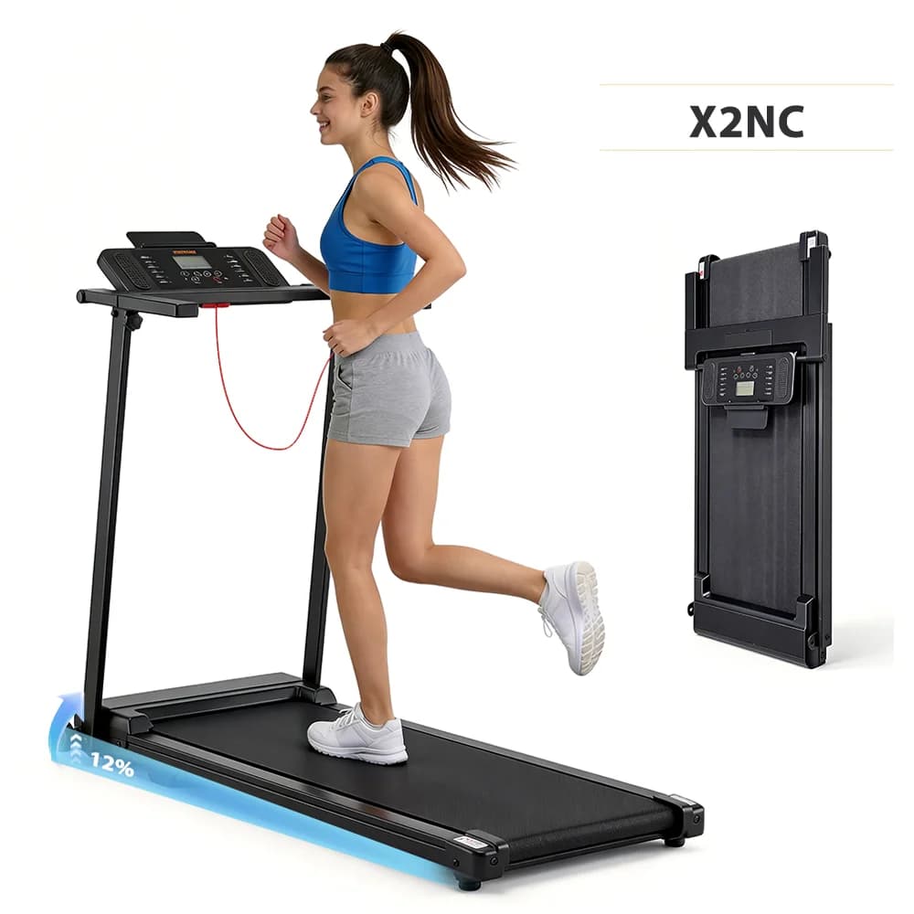 Formill X2NC/FT54/FT61/FT62 Automatic Incline Treadmill for Home Fitness – EU Warehouse | 3 Styles | Foldable, Incline & Handrail | Low Noise & Shock Absorption with Fitshow APP