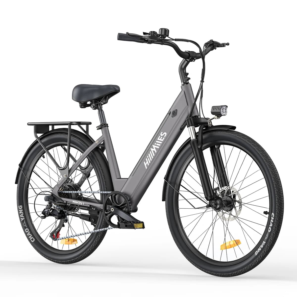 MileCity 1 26 "Electric Bike for Comuting, 120km Range, 250W, 36V 13Ah Battery, Speed 25 km/h, 7 Gears, Disc Brakes E-bike