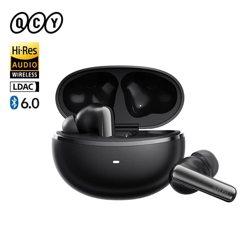 QCY HT18 MeloBuds N70 Wireless Earbuds Bluetooth 6.0 Hi-Res LDAC Earphones Adaptive ANC Dual-driver Headsets In-Ear Detection