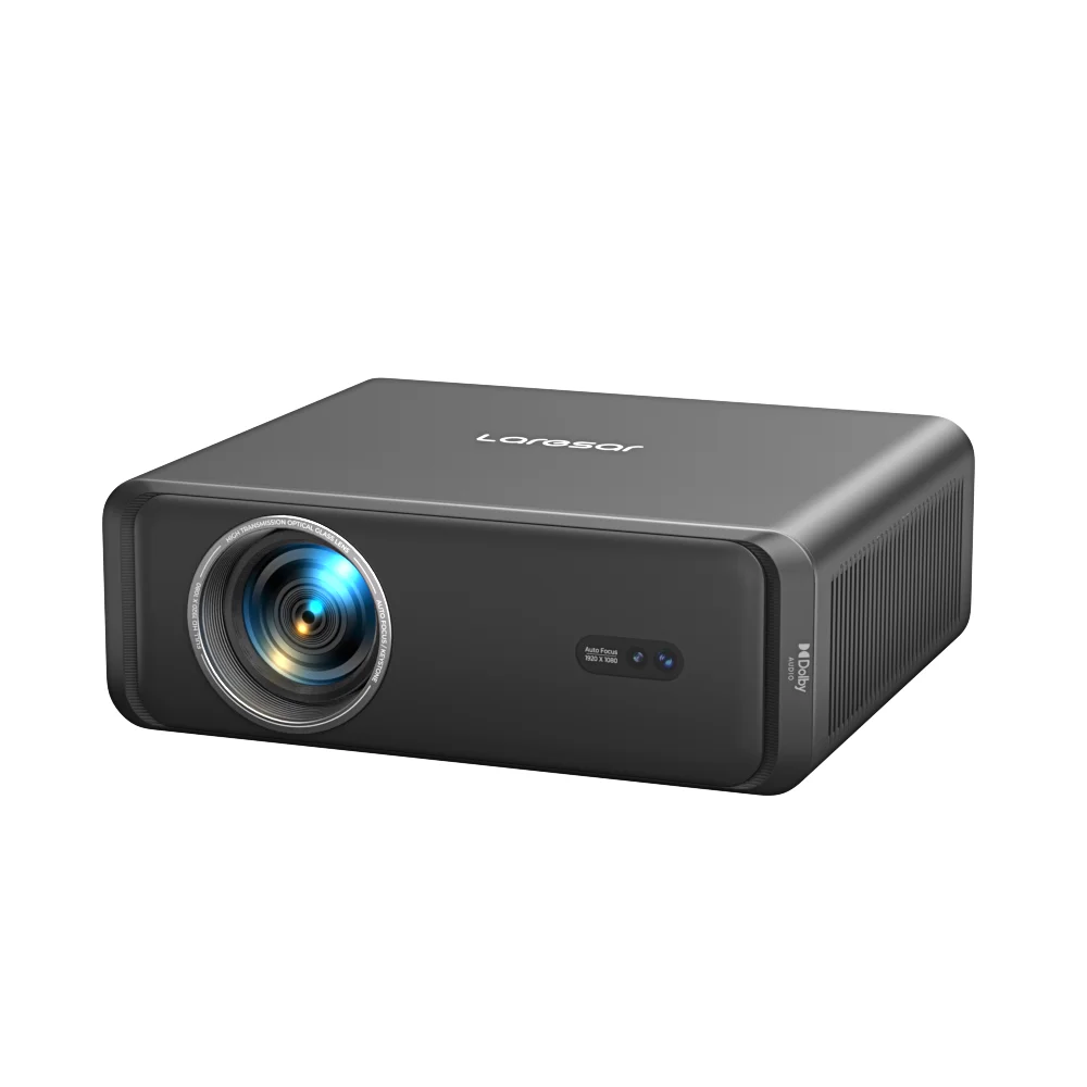 Laresar A1 Netflix Officially Projector 4K 1600ANSI Native 1080P Android TV Auto Focus/Keystone WiFi6 BT5.2 Dolby Home Cinema