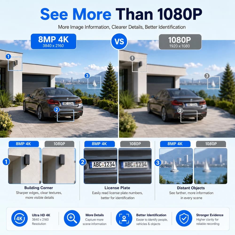 2PCS 4K 8MP POE PTZ Dome Camera 12X Optical Zoom Vandal Proof Metal Housing IP66 Outdoor Surveillance Camera EU Local Warehouse Shipping Work With POE NVR