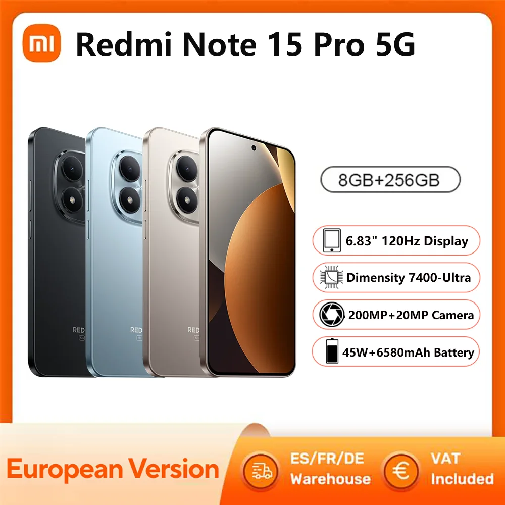 Xiaomi Redmi Note 15 Pro Plus 5G 8GB 12GB 256GB 512GB 6.83-inch NFC Snapdragon 7s Gen 4 200MP Dolby Atmos®Camera