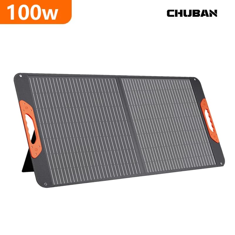 200W Foldable Solar Panel 400w 100w Portable for Outdoor Camping Power Generator Charging
