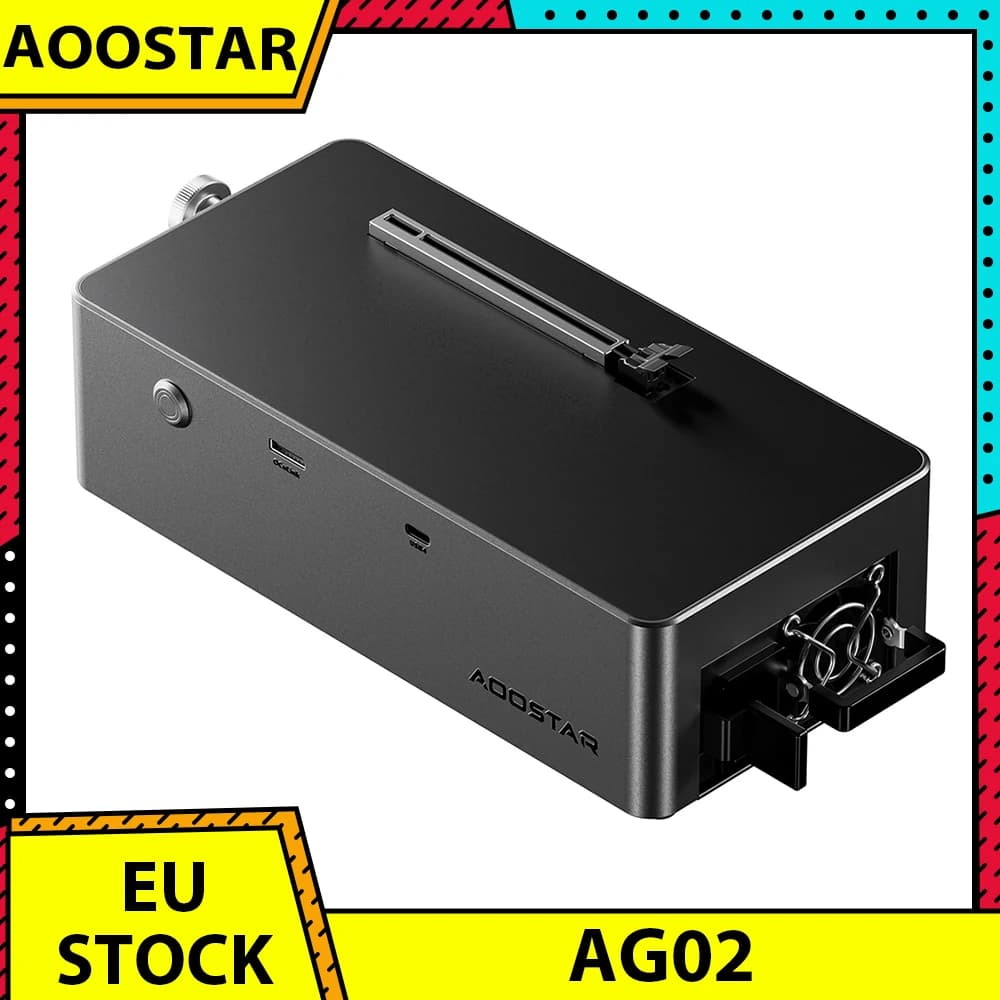 AOOSTAR AG02 eGPU Dock with Oculink & USB4 Port 100W Reverse Charging Built-in 800W Power Supply Supports TGX Interface Hot-swap