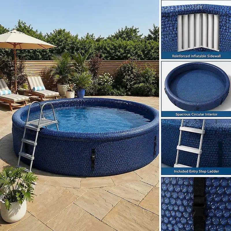 High Quality Solar Pool Cover 455 cm 200 μm