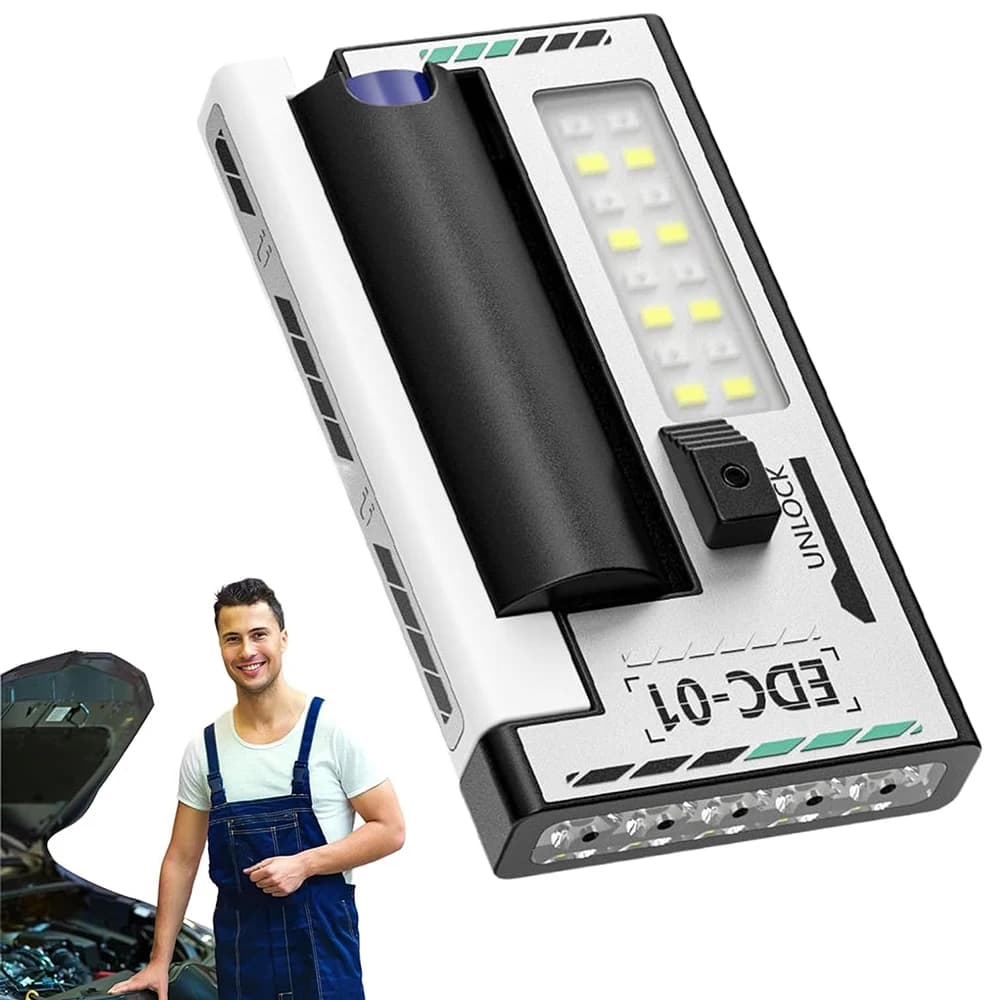 Magnetic LED Work Light Portable Rechargeable Flashlight 6 Lighting Modes High Power Torch Mini LED Waterproof Camping Work Lamp