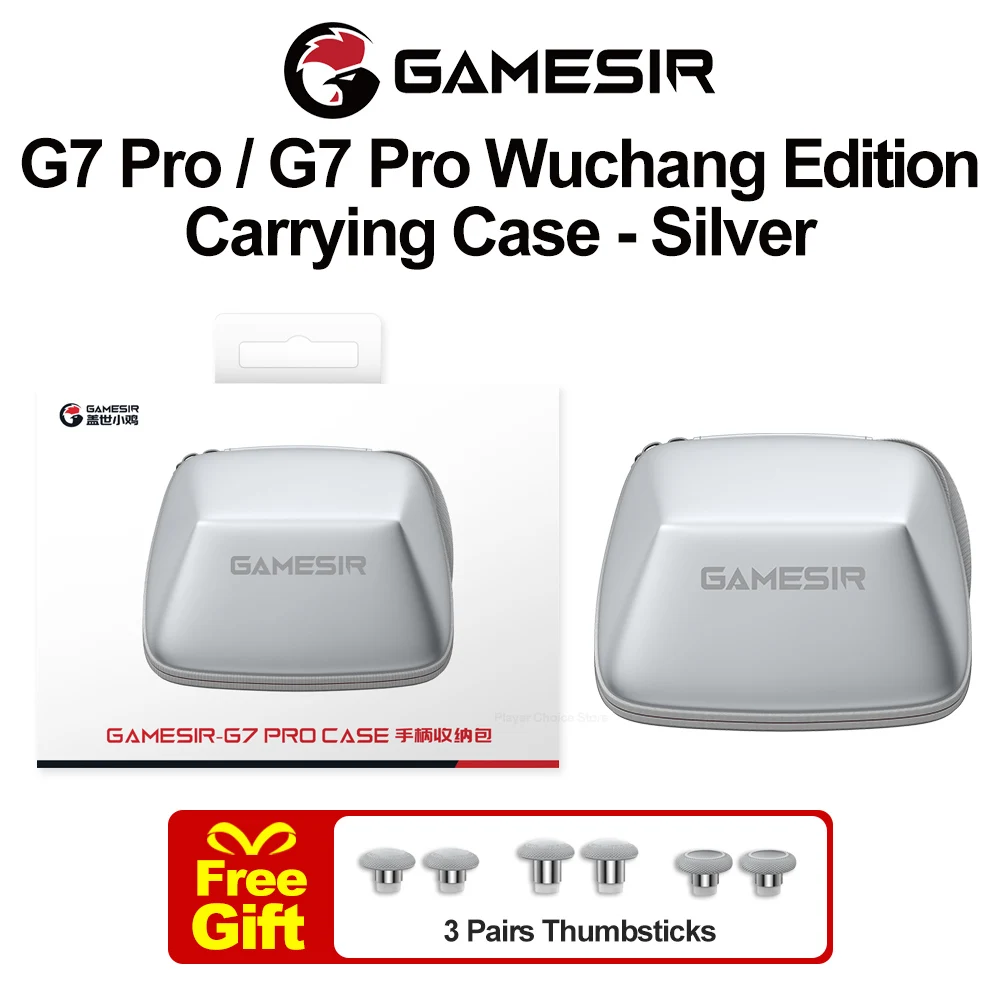 GameSir G7 Pro Carrying Case for G7 Pro 8K Aimlabs Champion Nioh 3 Series Wuchang Edition with 3 Pairs Swappable Joysticks Caps