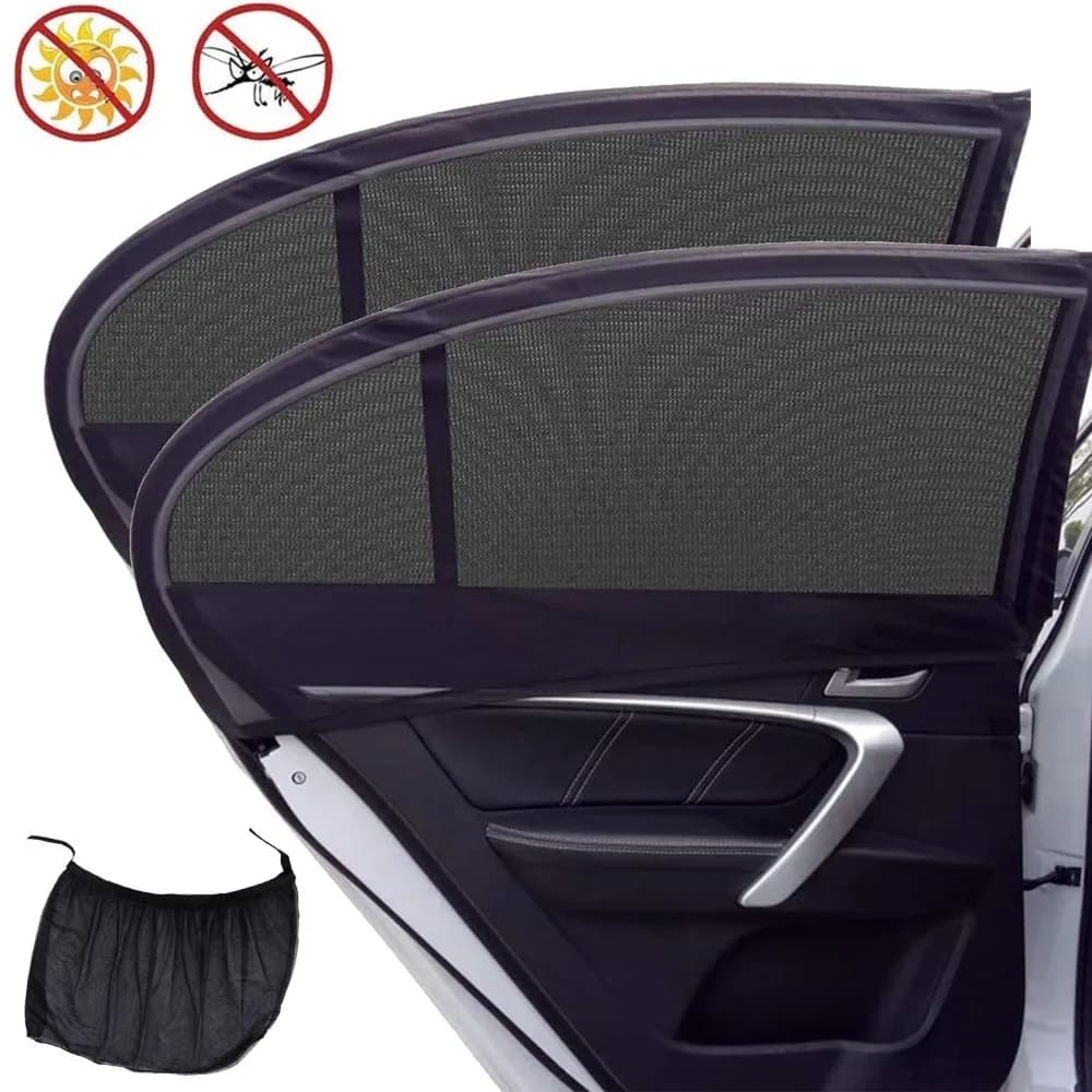 Adjustable Car Side Sun Shade, Suitable for Isolating Ultraviolet Rays, Breathable Mesh Car Curtains, Roof Cover, Camping Nets