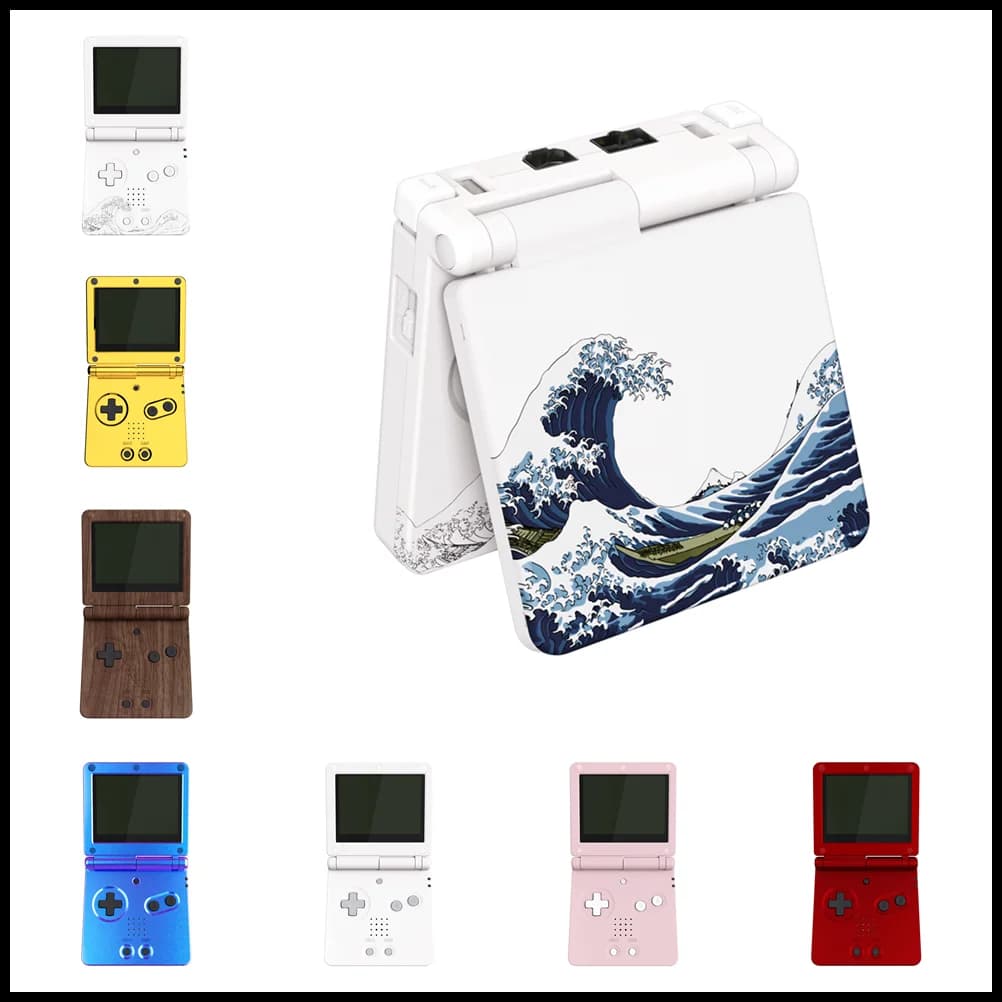 eXtremeRate IPS Ready Upgraded Custom Replacement Housing Shell for Gameboy Advance SP GBA SP for IPS & Standard LCD