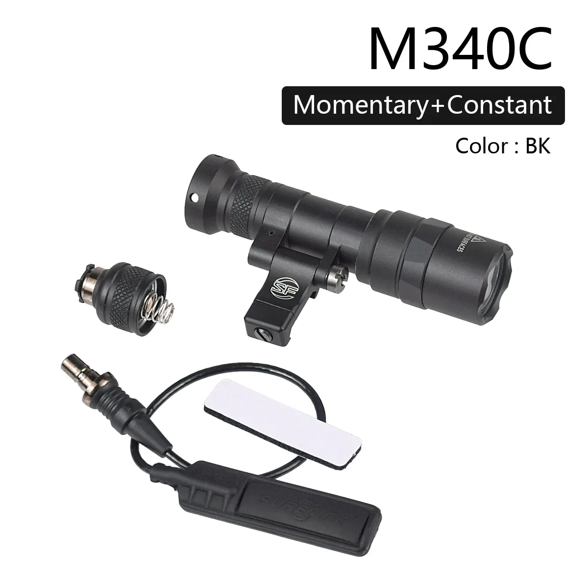 Tactical Surefire M600 M340 DF M640 SF Flashlight M340V Scout Light 20mm Picatinny Rail Mount Airsoft Hunting Light Lamp