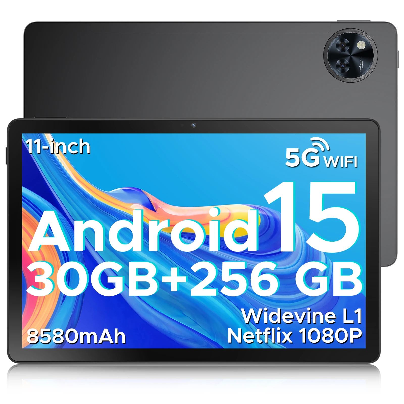 Tablet PC DOOGEE U11 Pro Android 16 global version, ultra-clear screen 90 Hz 11 inch, 30 GB (6 + 24) 256 Go, battery mAh