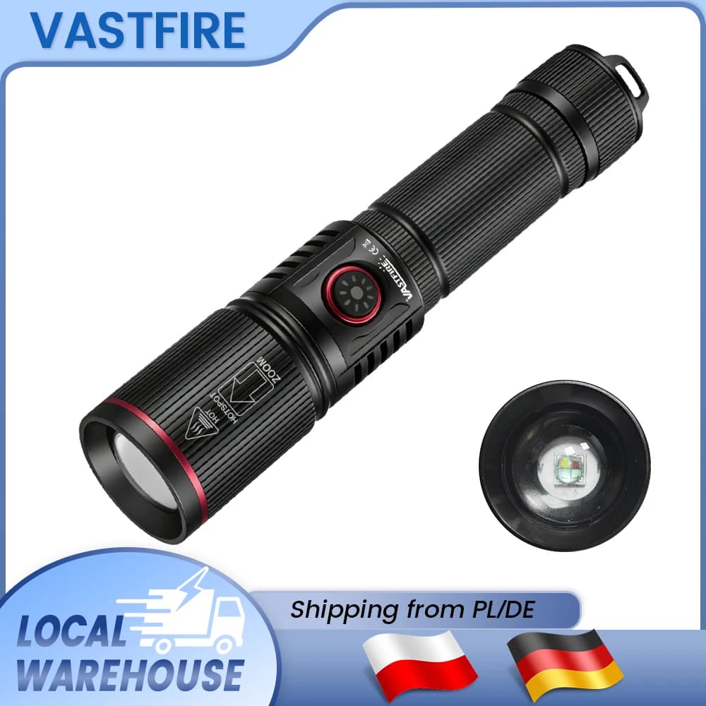 Zoomable 4-Colour light White/Red/Green/Blue LED Flashlight USB Charging Fishing Camping Hunting Photography Selfie Hiking Torch