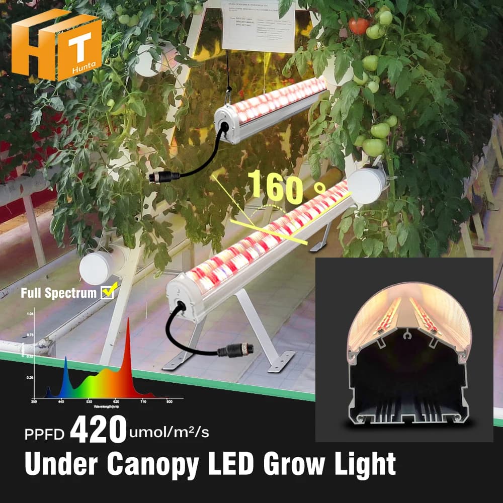 Invent LED culture Lamp 150W 'K 6500K IR 730nm UV 395nm LM281B high intensity PPFD 420umol/m² Ed Growth Lamp for greenhouse plants