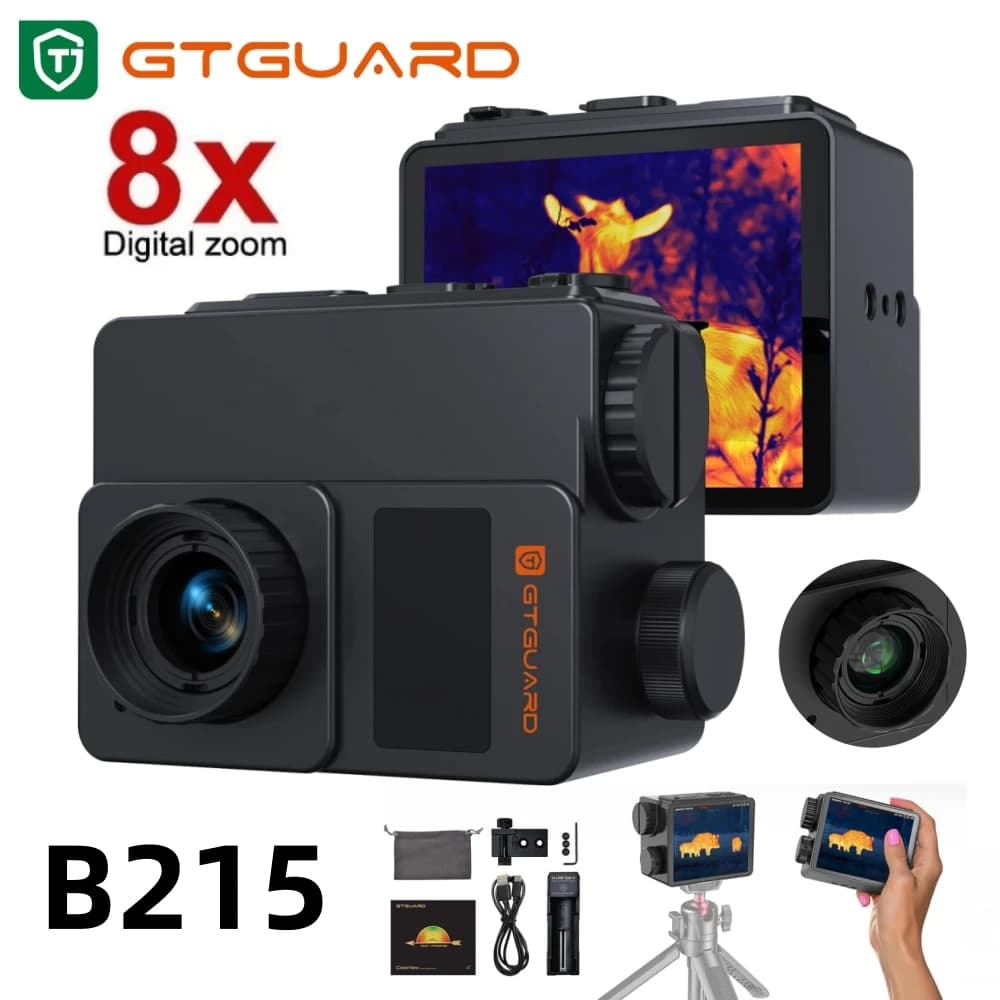 GTGUARD ClearView B215AL Thermal Imaging Scope 256*192Resolution Telescope 8X Digital Zoom Night Vision Goggles Local Inventory