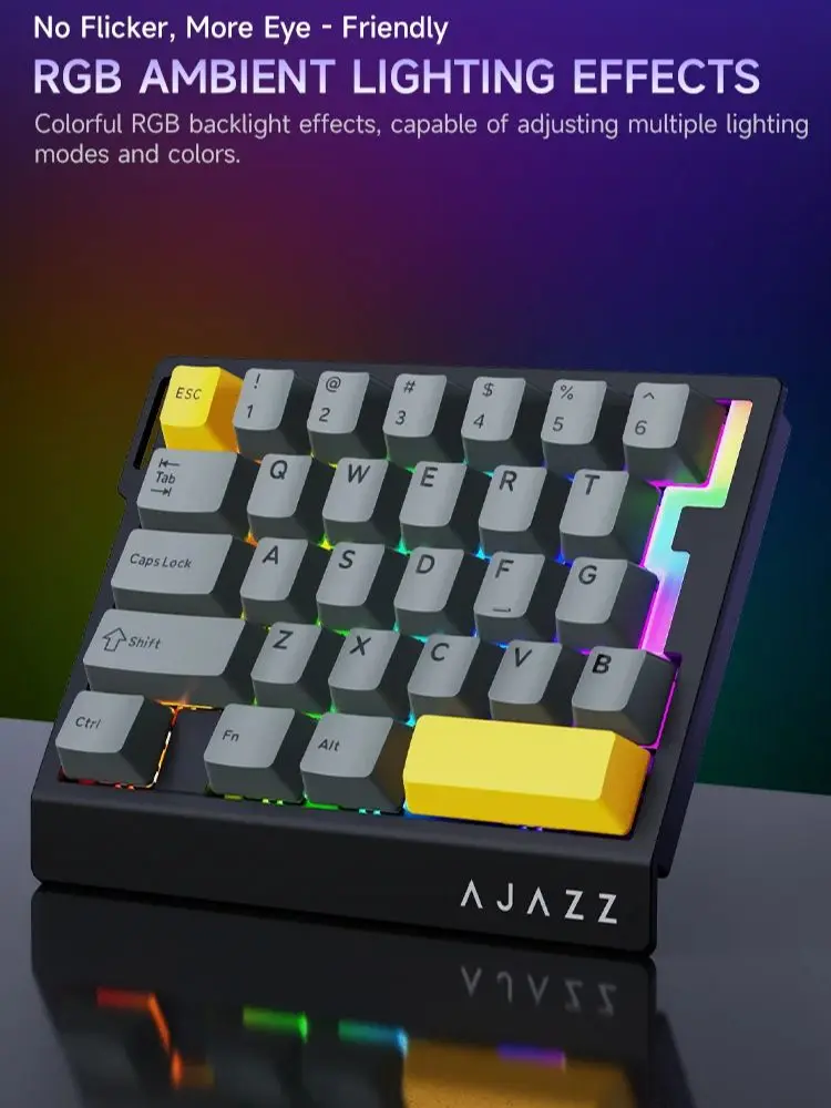 AJAZZ AK029 Magnetic Switch Mechanical Keyboard, One-Handed, Compact Wired, Portable, FPS Left-Handed Esports Gaming