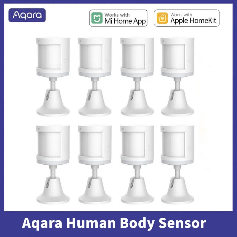 New Aqara Motion Sensor Smart Human Body Sensor Body Movement Wireless ZigBee Gateway Smart Home for Alexa Mijia Apple Homekit