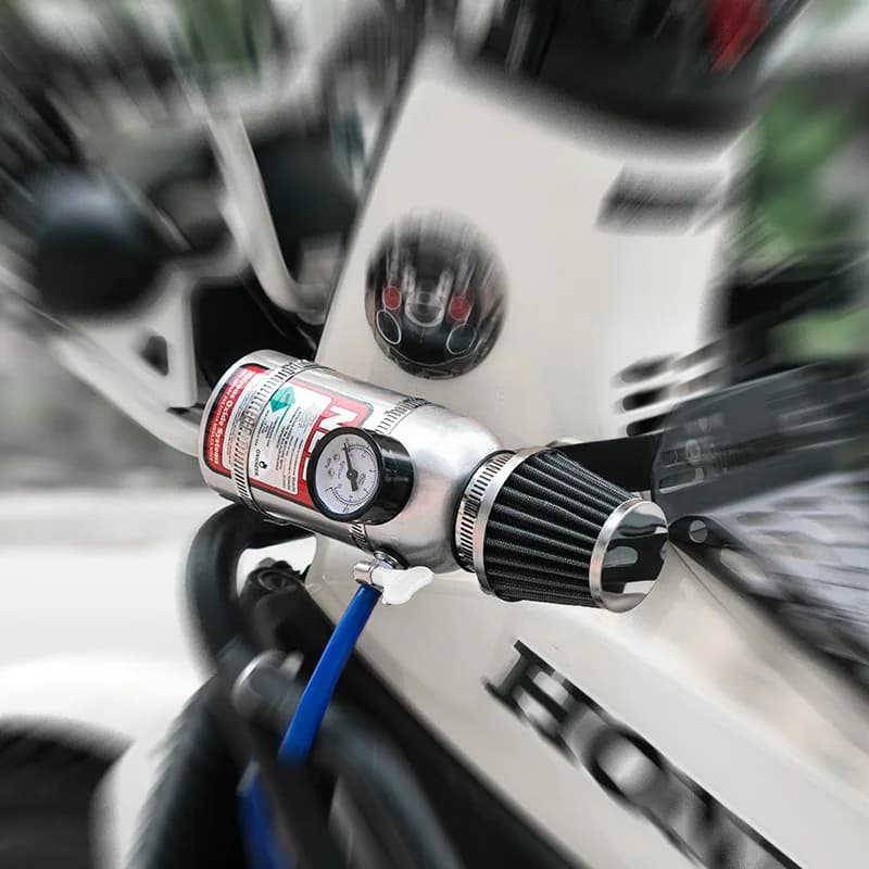 Aluminium Nitrogen Acceleration Decoration Pot Motorcycle Electric Vehicle Modification for Vespa,NINEBOT,honda Cross Cub CC110