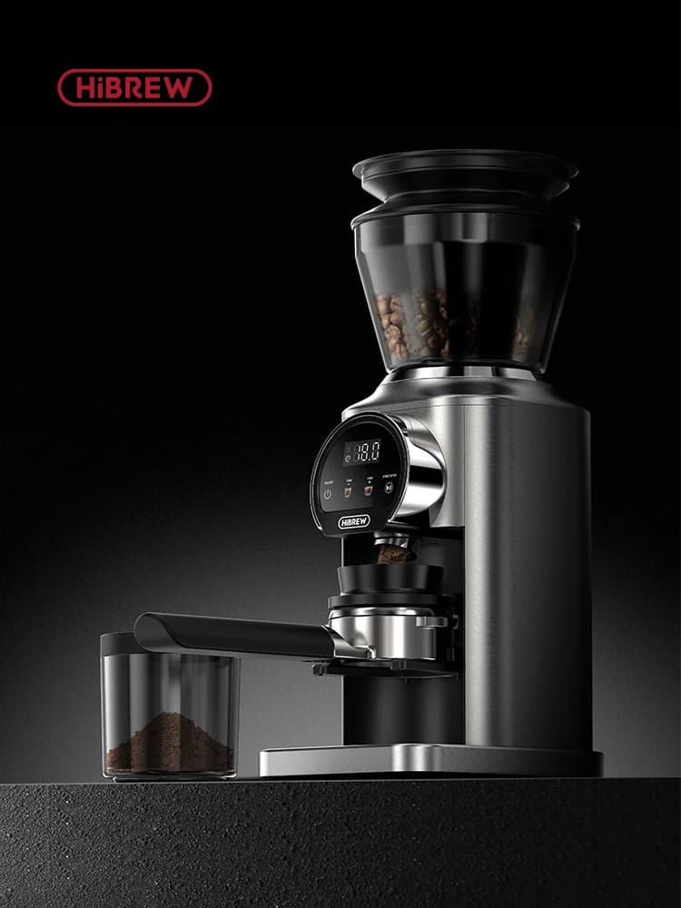 HiBREW G3 Plus 48mm Conical Burr Electric Coffee Grinder 31 Adjustable Settings Compact Portable Coffee Bean Mill Kitchen for Espresso Turkish Coffee