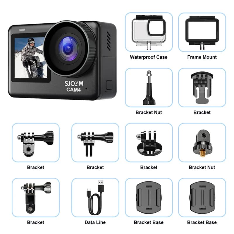 SJCAM Flagship SJ11 Or CAM4 Action Camera 4K 2.33" Touch Screen Waterproof 5G WiFi Active HDR Video action cam camera sport
