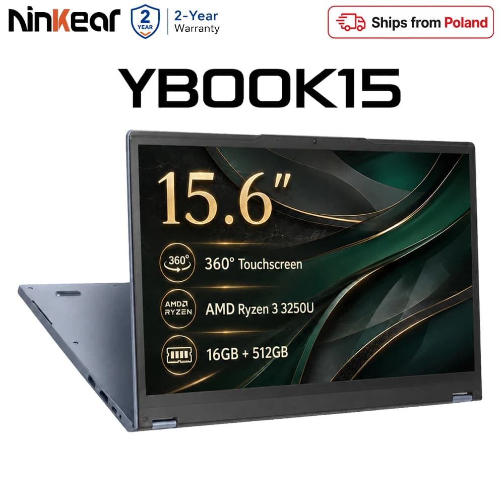 Ninkear YBook15 laptop pc computer Windows 11 2 in 1 convertible 360 touchscreen 16GB RAM 512GB SSD Ryzen 3 lightweight laptop ultrabook portable computer FHD IPS daily use work study business