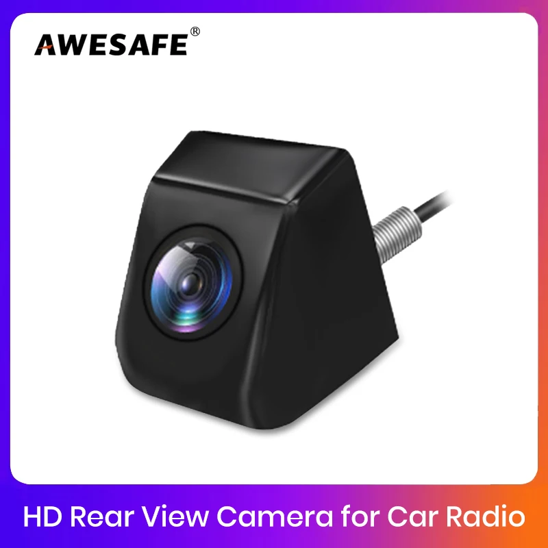 Awesafe Car Rear View Camera Ahd 720P/1080P Waterproof 140 Degree Angle Backup Camera °   Wide Angle Rear View Camera for Awesafe Radio