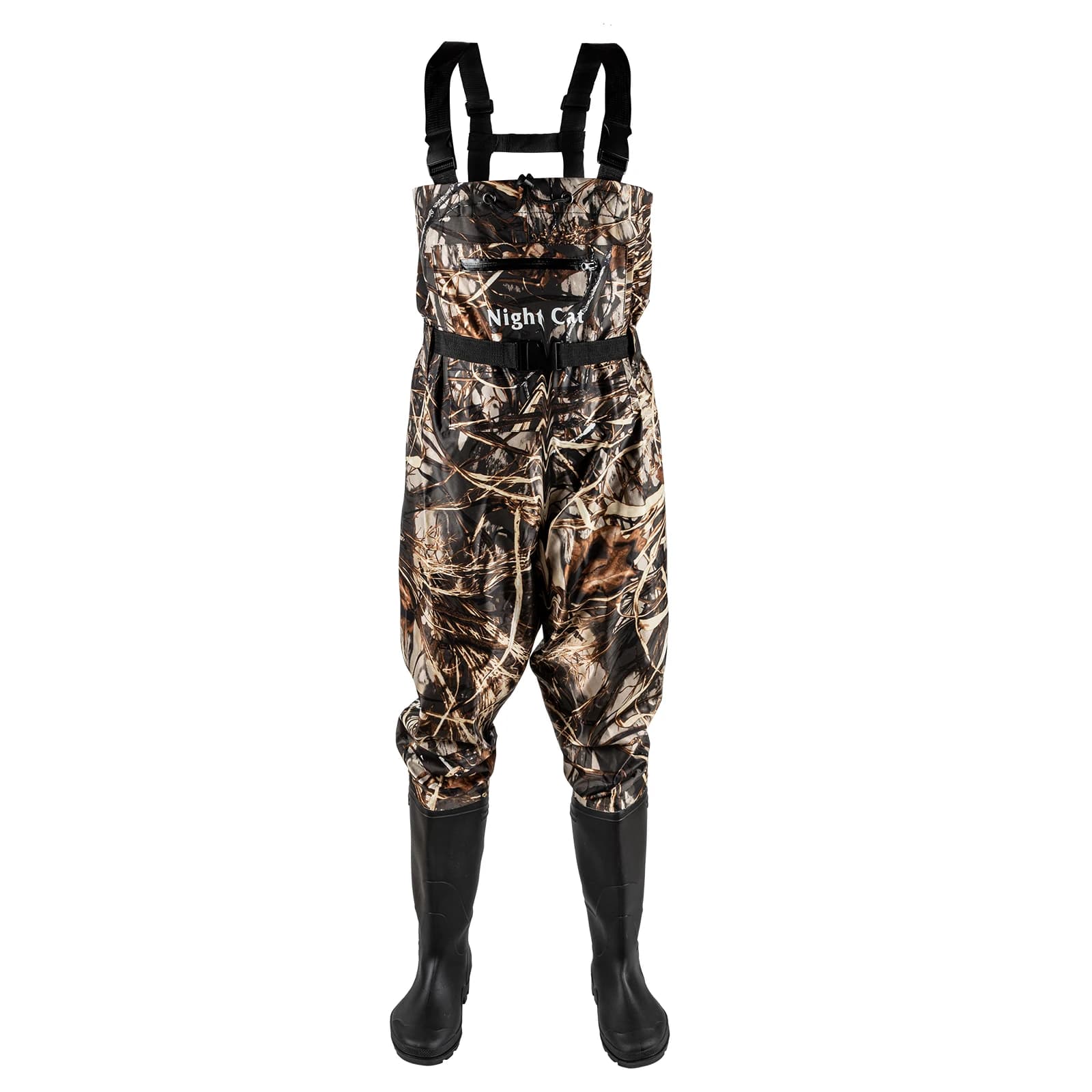 Night Cat Fishing Waders for Men Women Waterproof Hunting Chest Wader with Bootfoot Belt Breathable Lightweight Size 39-47