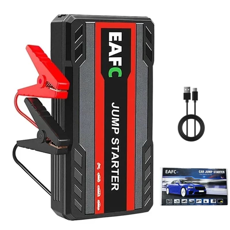 EAFC 2000A / 600A Car Jump Starter Portable Power Bank  Car Battery Booster 12V Auxiliary Starting Device for Diesel Gasoline