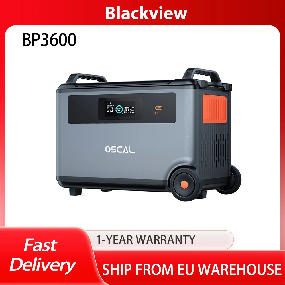 Blackview Oscal BP3600 3600Wh Extra Battery Pack for PowerMax 3600 ,3600Wh, extra battery- EU Plug