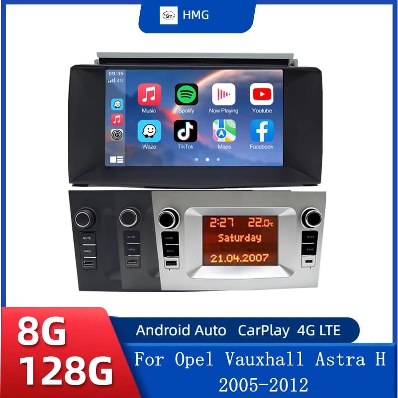 Car Radio Multimedia For Opel Astra H 2005 2006 2007 2008 2009 2010 2011 2012 Wireless CarPlay Android Auto Autoradio GPS DSP